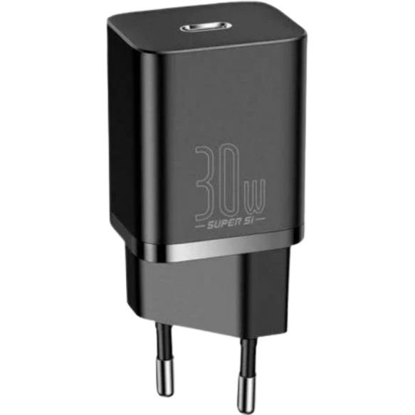 Мережевий зарядний пристрій Baseus Si 1USB-C 30W CCSUP-J01 Black